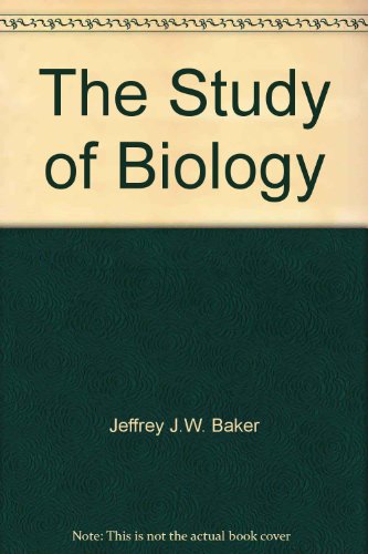 The Study of Biology 020100349X Book Cover