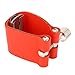 Irfora Saxophone Mouthpiece Ligature, Adjustable Design, Scratch, Secure Fixation - Red Leather Strap Ligature for Sax Mouthpiece, Universal Compatibility