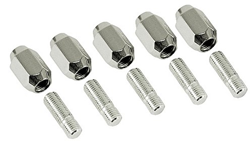 Empi Chrome Nut & Stud Kit, M12-1.5 (for Steel Wheels, 5 Pair)