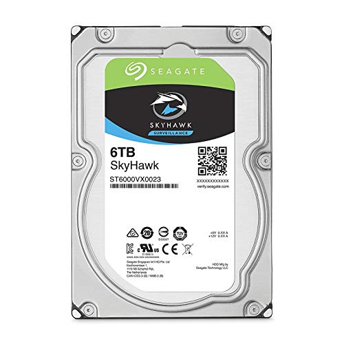 Seagate Skyhawk Surveilance 3,5 SATA Hart Festplatte HDD Für Videoüberwachung CCTV 6TB [6TB]