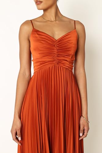 Image of Petal & Pup Women's Naira Pleated Maxi Dress