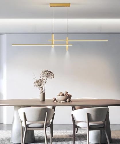 Plafonnier LED variable avec télécommande pour table à manger moderne - 4