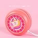 Chic U Wooden Looping Yoyo for Kids Beginners Auto Return Yoyos, No Tricks Needed, Eco Wood Unbreakable Toy Gift, Pink