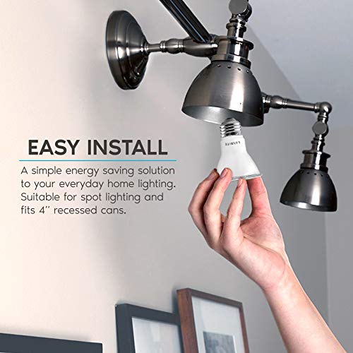 Luxrite 6 Pack Par20 Led Bulbs, 50W Equivalent, 5000K Bright White, Dimmable Led Spotlight Bulb, Indoor Outdoor, 7W, 500 Lumens, Wet Rated, E26 Standard Base, Ul Listed #TOP2