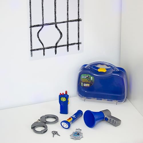 Maleta de policía de juguete Theo Klein 8874 con accesorios de policía para niños 4