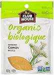 Club House, Herbes naturelles de qualité & Épices, Cumin organique, 40g