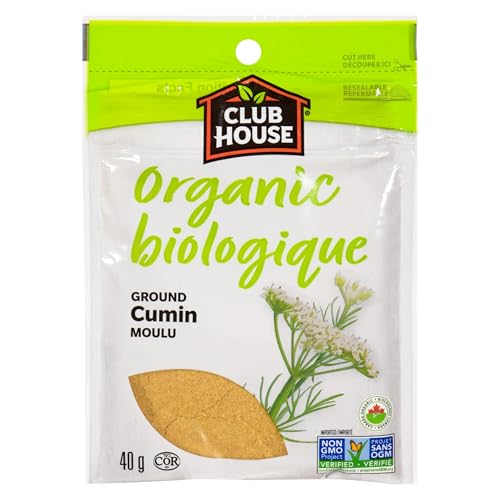 Club House - Club House, Quality Natural Herbs & Spices, Organic Ground Cumin, 40g