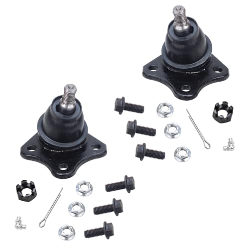 Image of Detroit Axle - Front End 8pc Suspension Kit for 1999-2005 Volkswagen Jetta Golf 1998-2010 Beetle, 2 Lower Control Arms 2 Lower Ball Joints Inner & Outer 4 Tie Rods Replacement