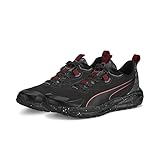 PUMA Unisex Adults Twitch Runner Trail Winter Laufschuh, Black Silver White, 43