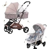 Baby Mosquito Net for Pram, Universal Mosquito Fly Bug Insect Net Protection Cover for Pushchair, Pram, Buggy, Bassinet, Carrycot, Travel Cot
