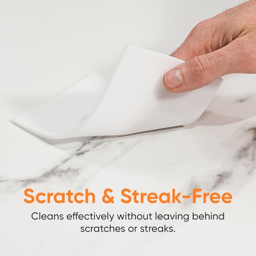 Image of Superio Miracle Eraser Thin Sheets - 48 Count - Multi-Surface Cleaning Pads, No Chemicals Needed, Scratch-Free