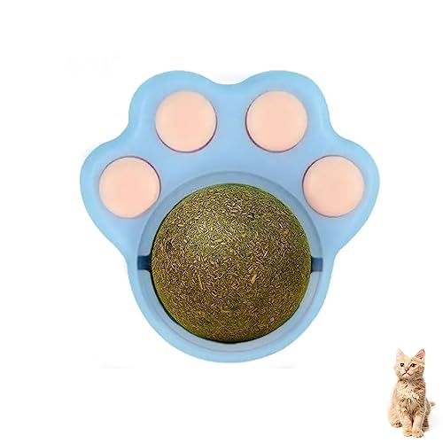 Maddity Juguetes interactivos para Gatos, Catnip - (Bola Hierba Gatera)