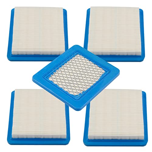 Jicheku 491588S Lawn Mower Air Filter Compatible With B&S 491588 493537 493537S 399959 Honda Gc135 Gcv135 Gc160 Gcv160 Gc190 Gcv190 Gx100 Jd Am116236 Lg491588Jd Lg491588S Pt15853 17211-Zl8-003 (5Pcs) #TOP2