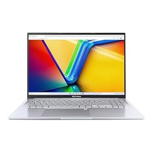 ASUS Vivobook 16 M1605YA Laptop | 16" WUXGA 16:10 IPS Display | AMD Ryzen 5 7430U | 16GB RAM | 512GB SSD | AMD Radeon | Win11 Home | QWERTZ | Cool Silver