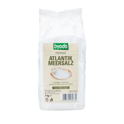 Byodo Atlantik-Meersalz fein 1000 gr