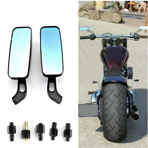 Espejos retrovisores de moto para Honda Shadow VT750 VT1100 y VTX1300 cromados 6
