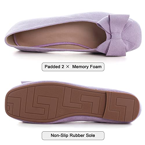 Image of Dear Time Women's Flats Shoes Bowknot Dressy Ballets Loafers Wedding Business Casual Walking Shoes
