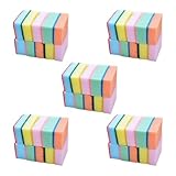 UKCOCO Esponja para Fregar de Limpieza Nano 50 Unidades Colores Aleatorios, Esponja Exfoliante Multiusos para Vajilla y Cocina, Herramienta de Lavado sin Dañar Color Color Aleatorio