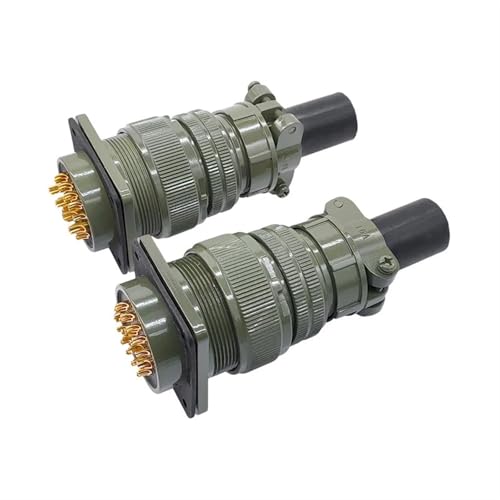 Conector circular MIL-C 5015 28-12S tipo enchufe angular MS3108 para conexiones industriales