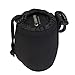Selens Small Drawstring Lens Pouch Black Neoprene DSLR Camera Lens Bag Compatible with Sony Olympus Panasonic