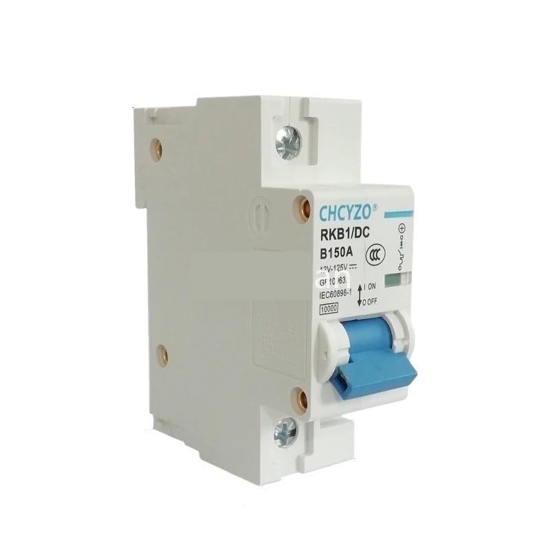 Interruttore Magnetotermico Interruttore Automatico CC 1P 2P 12V 24V 36V 48V 60V 72V 96V 120V Celle Solari Batteria Camper 80A 100A 125A 150A 200A 250A Interruttore Differenziale(2P,200A)