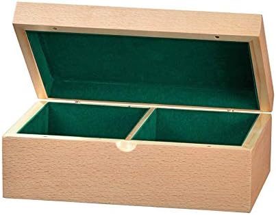 Caja de almacenamiento de madera para piezas de ajedrez de tamaño estándar - Caja de ajedrez MUBA Standard