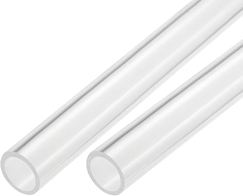 Miniatura 1 de MECCANIXITY Tubo acrílico transparente rígido redondo 18mm (0.7") ID 0.866 in (78") OD 14" para lámparas y linternas, sistema de refrigeración por