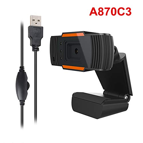 Andoer HXSJ A870C3 USB Webcam 480P de alta definição com foco fixo e câmera de computador Microfone
