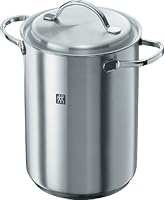 ZWILLING 40990-005 24 cm Pasta/Asparagus Pot – 18/10 Stainless Steel Cooking Pot with Hooked , 4.5L Capacity, Induction Hob Suitable, Ideal for Blanching, Cooking and Stewing