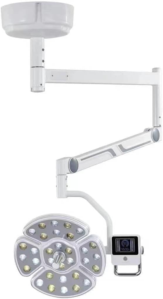 Lámpara de examen sin sombras montada en el techo con 32 tubos LED, luz de operación quirúrgica KY-P139, temperatura de color ajustable