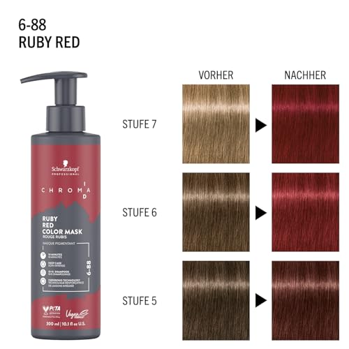 Schwarzkopf Professional CHROMA ID Bonding Color Mask Semi Permanentes Farbsystem Farbmaske Pflegende Tönung Haarmaske Haarkur Intensive… – Ansicht 5