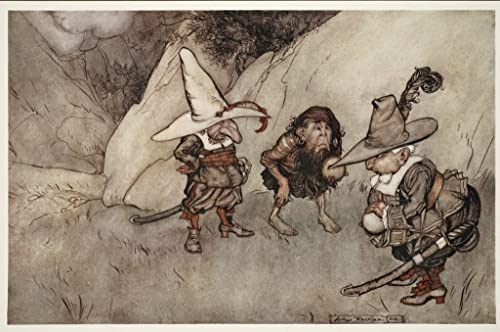 Impressions d'art mural Arthur Rackham pour créer une ambiance vintage cosy dans votre chambre