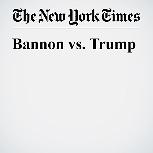 Bannon vs. Trump cover art