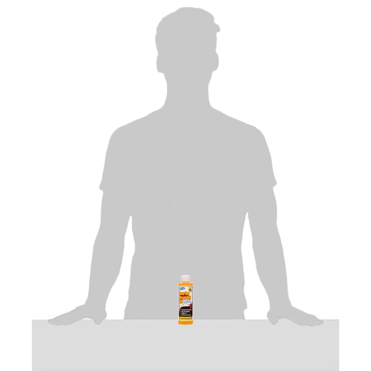 Bearing Assembly Lube Oil, 8 Oz, SAE 20 Weight, Prevents Gumming, Protects Against Rust and Wear, Provides Long-Lasting Lubrication, Withstands Extreme Pressure (Pack of 24)