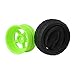 BQLZR Black and Green RC 1: 10 On-Road Racing Car 290143 Wheel Rims & Tires Pack of 4