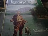 The Literary Digest, June 9, 1934. Cover: Vacation Days! John Kabel Photo of Trout Fisherman with Lake and Mountain Behind. Vol. 117, No. 23.