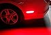 iJDMTOY Smoked Lens Red Full LED Rear Side Marker Light Kit Compatible With 2005-09 Ford Mustang, Powered by 54-SMD LED, Replace OEM Back Sidemarker Lamps