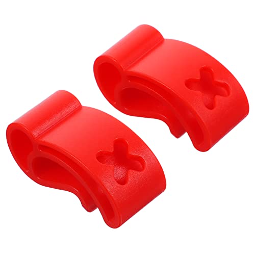 POPETPOP 2 Pack Clip Holder Portable Disc Carrier for Outdoor Exercise Discs Plastic Clip Sports Accessory
