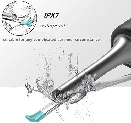 Ear Wax Removal Tool, Ear Cleaner, Ear Wax Removal Kit, Earwax Removal Tool, 1080P FHD Ear Camera Wireless Endoscope Otoscope Ear Cleaning Tool with 6 LEDs for iOS/Android