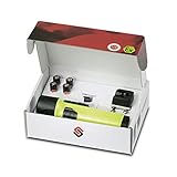 Gummierter Lampenkopf und gummierter Heckschalter