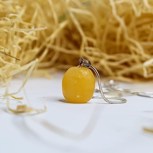 Image of Natural Energizing Crystal Tumble Pendant Handcrafted Healing Stone Jewellery for Positive Energy & Harmony