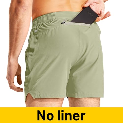 Image of MIER Men's Workout Running Shorts Lightweight Active 5 Inches Shorts with Pockets, Quick Dry, Breathable