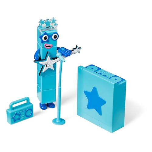 image for hand2mind Numberblock Five’s Musical Superstar Stage, Play Figure Pl