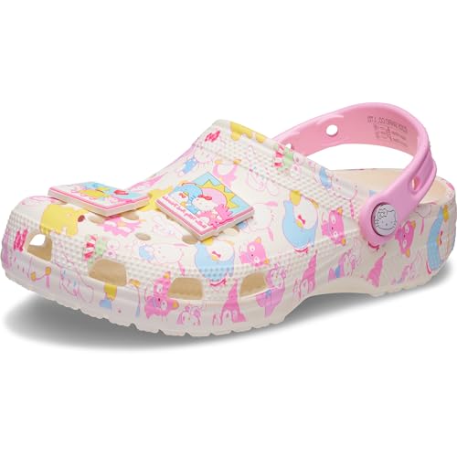 Crocs Unisex-Adult Classic Hello Kitty Clog Hello Kitty Pastel 7 Women/5 Men