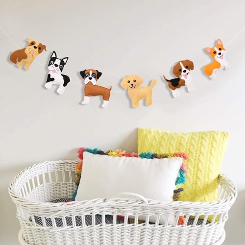 Ciyvolyeen C0001 Puppy Craft Kit Kids Diy Crafting And Sewing Set Dog Stuffed Animal Felt Plushie thumb #5