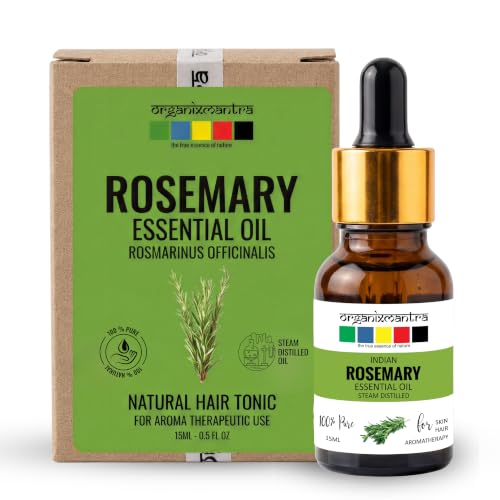 Organix Mantra Rosemary Essential Oil for Hair, Skin & DIY - 100%...