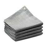 Vocray 90% Sun Shades for Patio, 2.5x4.5 M Patio Shade Cloth, Gray Breathable Sunshade screen Fabric, Uv Block Shade Netting for Pergola, Balcony, Backyard, Deck, Porch, Pool, Carport