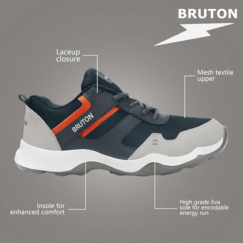 Image of BRUTON EVA Lite Sneakers Casual Shoes Walking Shoes for Men-Grey