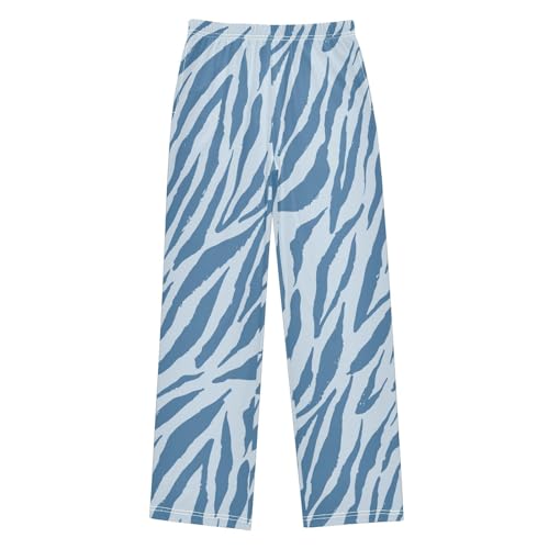 Boys' Pants Zebra Print Pattern Long Bottoms Jogger Pants Elastic Waist Trousers with Pockets S-XL