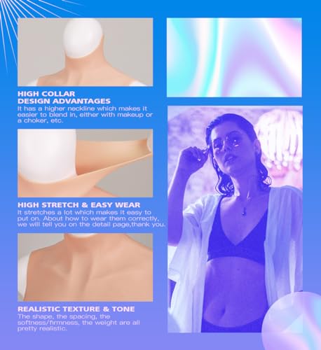 KUMIHO Fake Boobs Silicone Breastplate Natural Bouncy Female Fake Breast for Drag Queen Crossdresser Mastectomy Transgender3